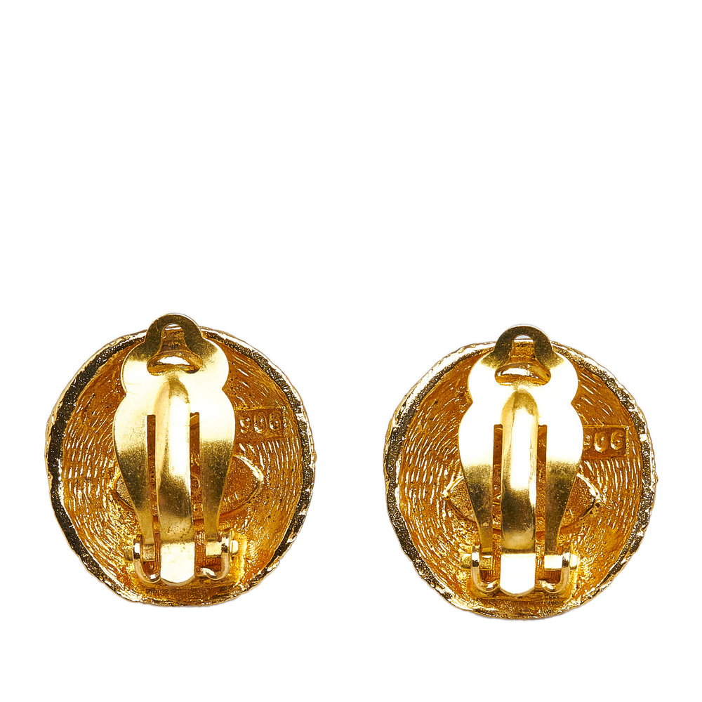 CHANEL CC Clip-on Earrings Costume Earrings - Picture 2 of 4